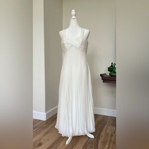 San Patrick (Pronovias Group) Chiffon Empire Waist Bridal Gown